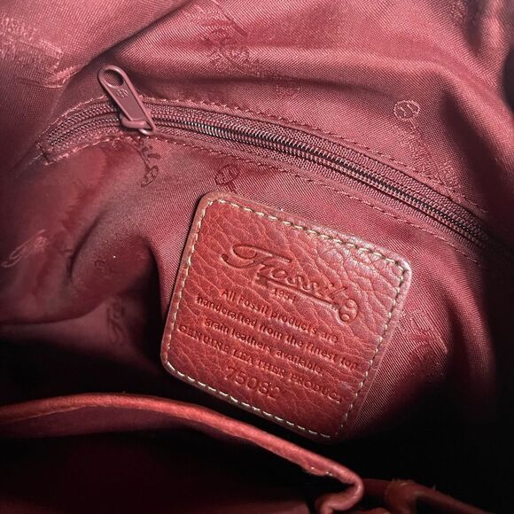 Red Leather Shoulder Bag - Picture 9 of 16